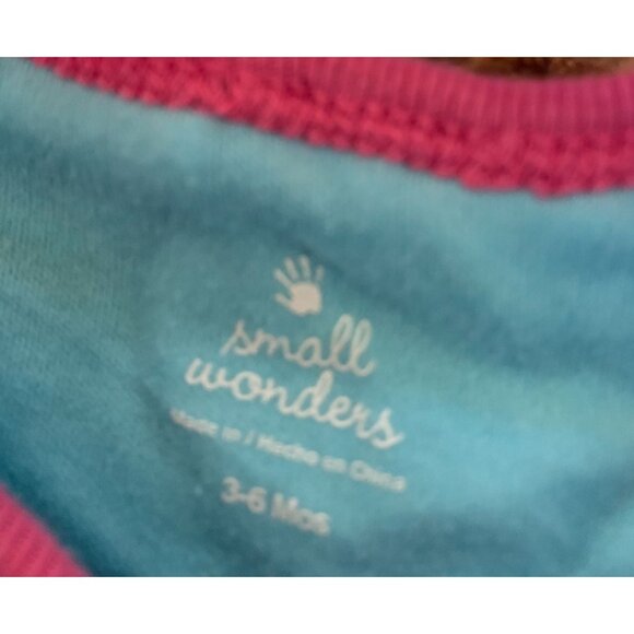 Small Wonders Girls Infant baby Size 3 6 Months Long Sleeve tutu Bodysuit 1 piec - Picture 3 of 3